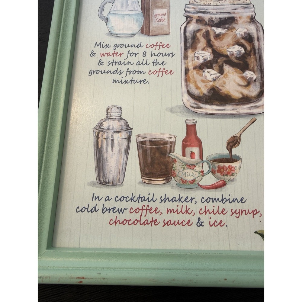 Pioneer Woman Vintage Spicy Cowgirl Recipe Sign Home Decor Farmhouse